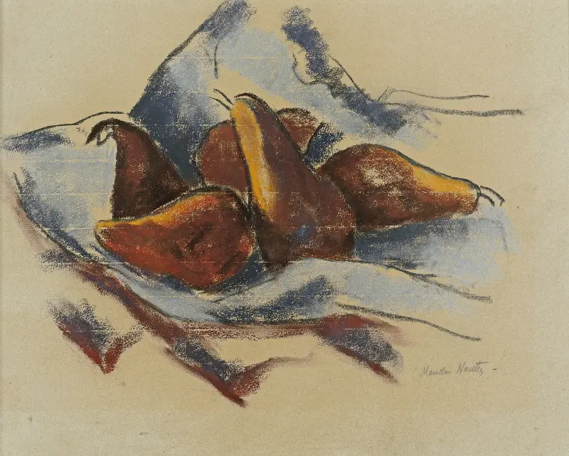 Still Life With Pears av Marsden Hartley