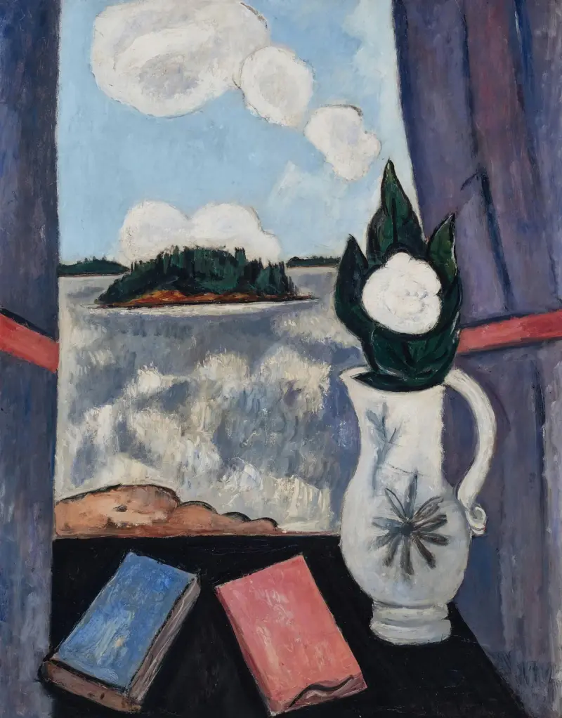 Sommer-Meeres-Fenster von Marsden Hartley