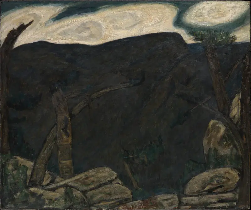 The Dark Mountain, No. 2 av Marsden Hartley