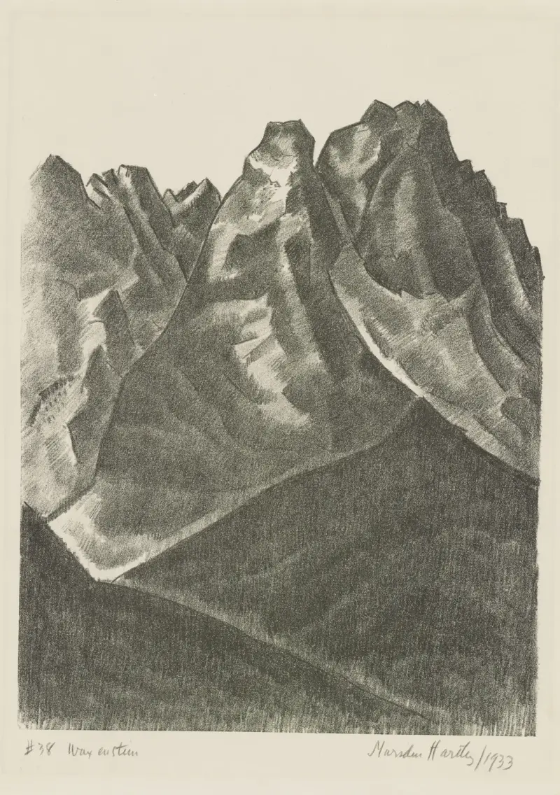 Waxenstein, 1933 – Nr. 2 von Marsden Hartley