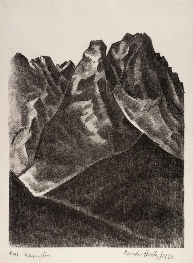 Waxenstein, 1933 – Nr. 3 von Marsden Hartley