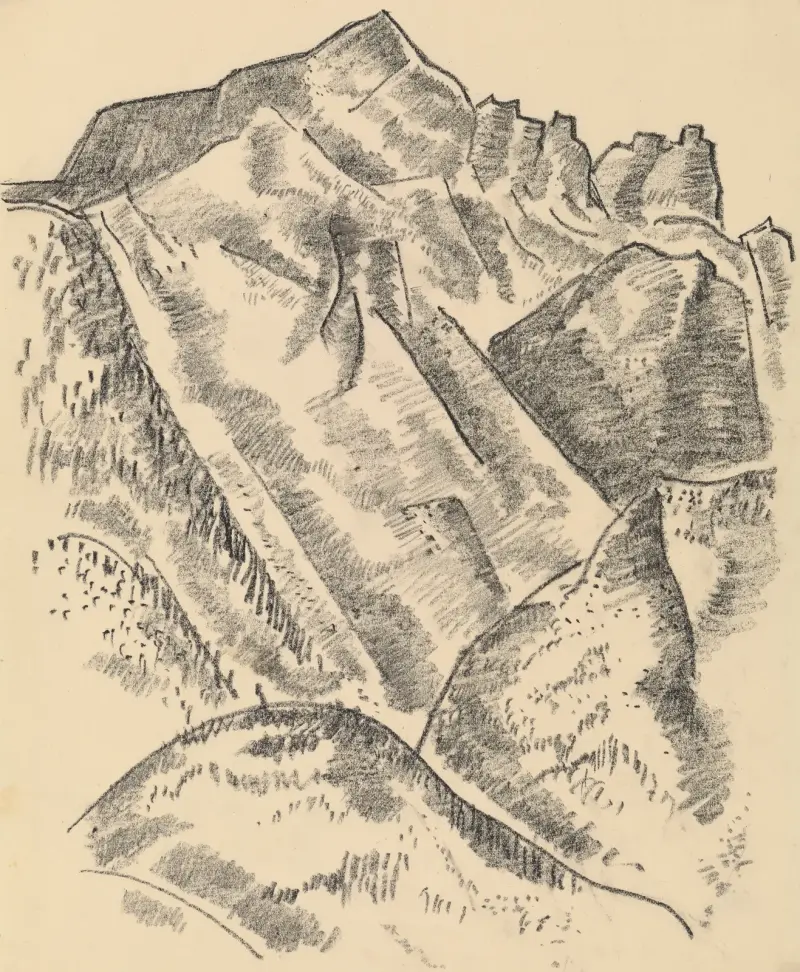 Waxenstein, 1933 – Nr. 1 von Marsden Hartley