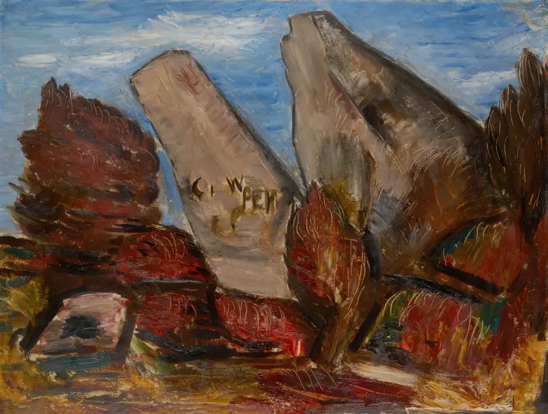 Whale’s Jaw, Dogtown Common, Cape Ann, Massachusetts av Marsden Hartley