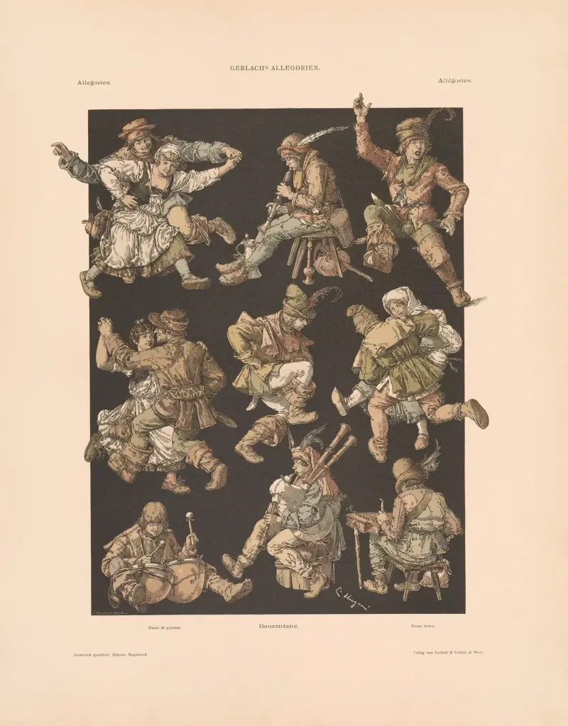 Alegorie, nowa seria, tablica 005, Martin Gerlach
