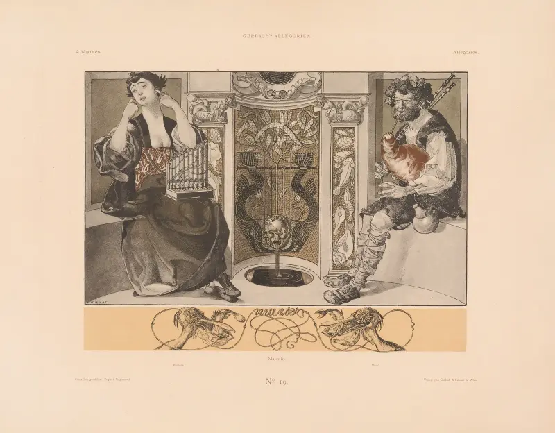 Allegorien, neue Folge Pl.021 av Martin Gerlach