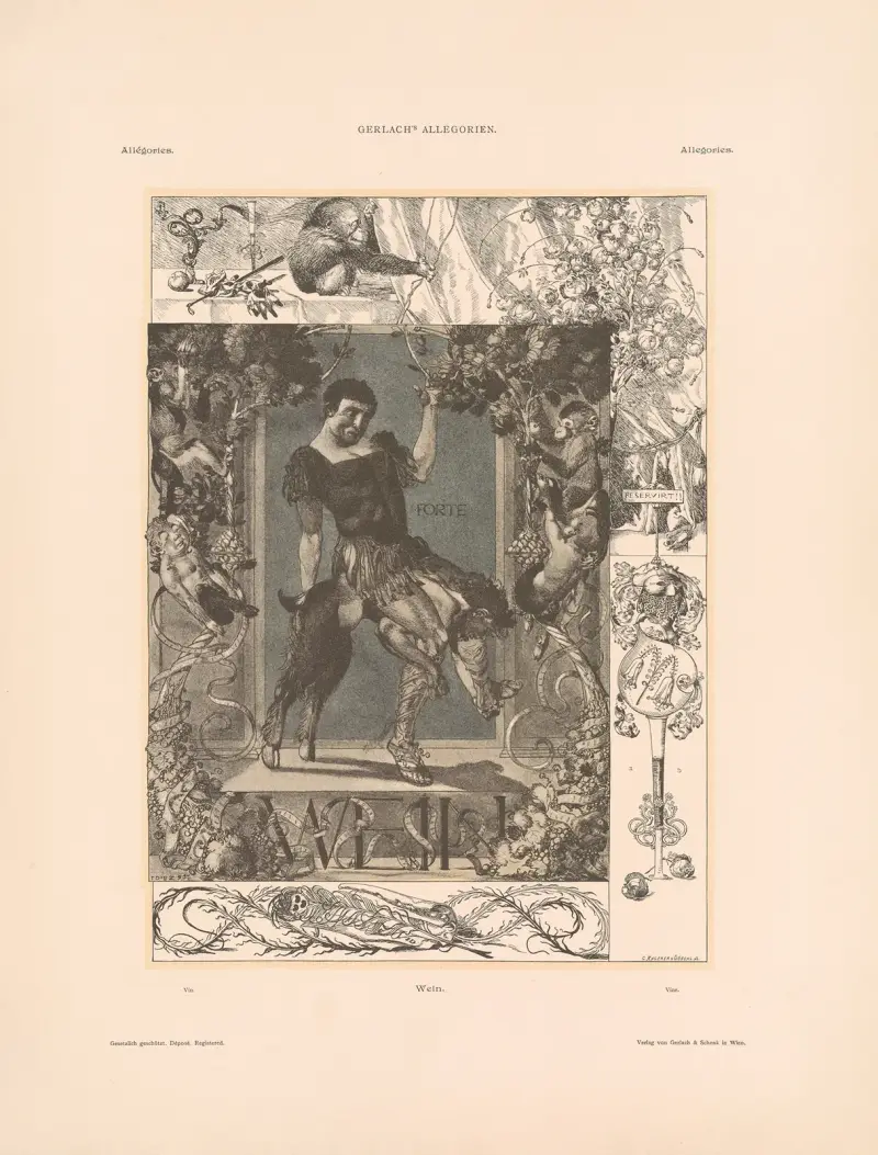 Allegorien, neue Folge Pl.023 av Martin Gerlach