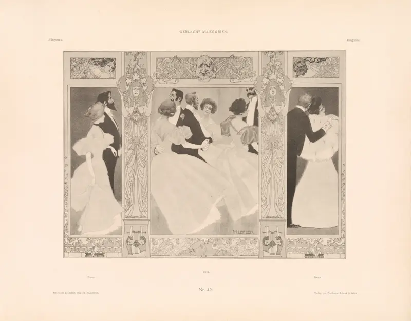 Allegorien, neue Folge Pl.043 av Martin Gerlach