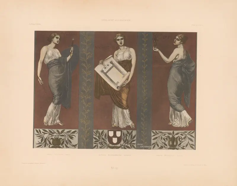 Alegorie, nowa seria, tablica 68, Martin Gerlach