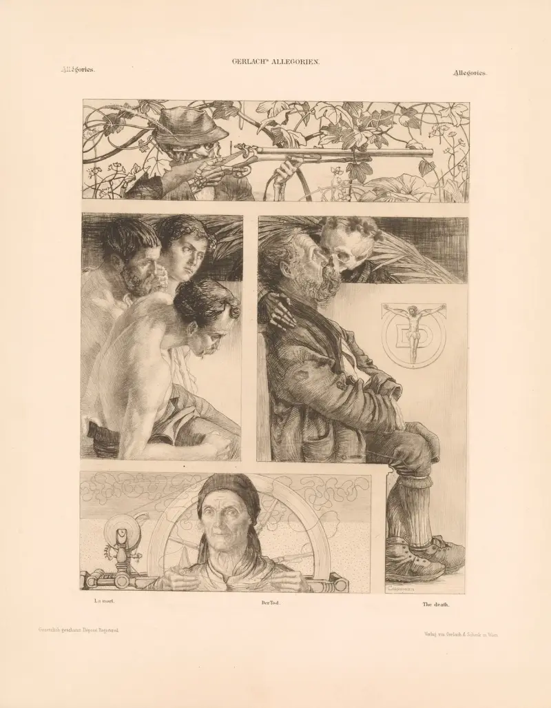 Allegorien, neue Folge Pl.077 av Martin Gerlach