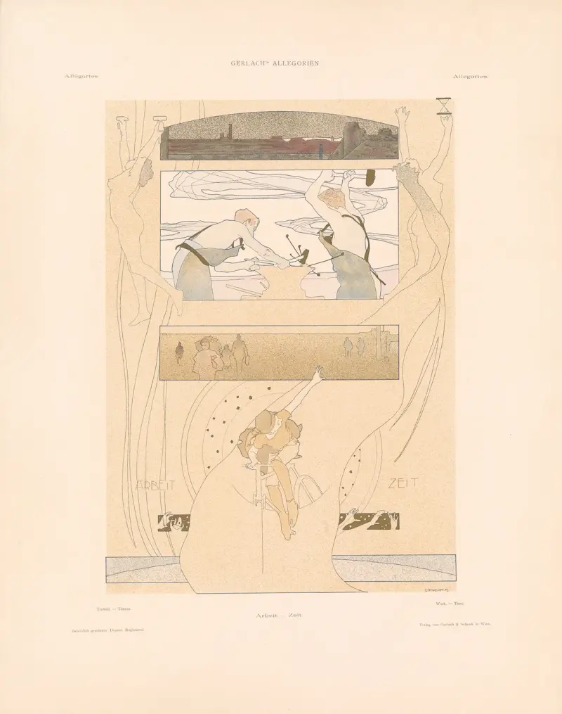 Allegorien, neue Folge Pl.080 av Martin Gerlach