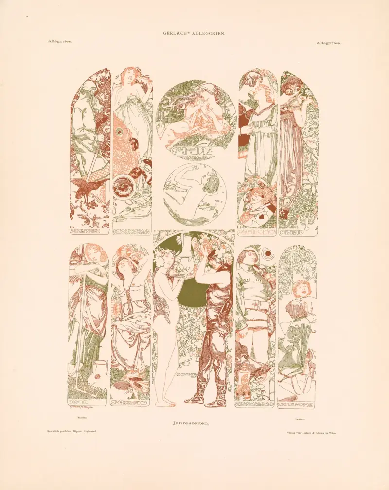 Allegorien, neue Folge Pl.084 av Martin Gerlach