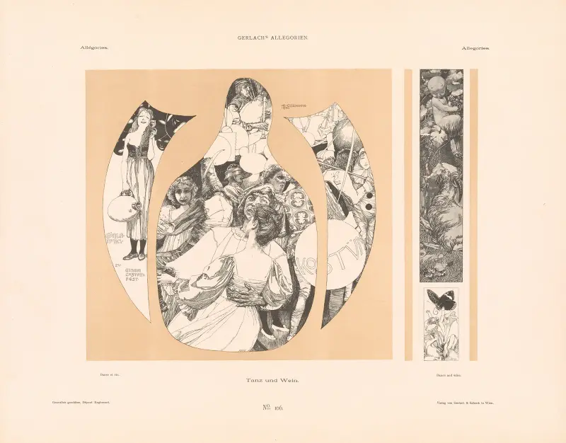Allegorien, neue Folge Pl.107 av Martin Gerlach