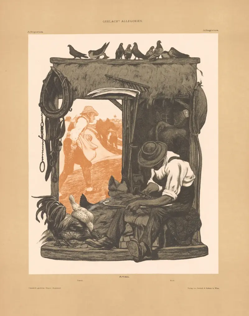 Allegorien, neue Folge Pl.113 av Martin Gerlach