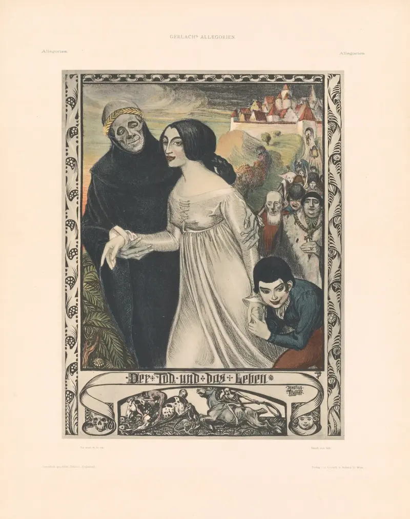 Allegorien, neue Folge Pl.114 av Martin Gerlach