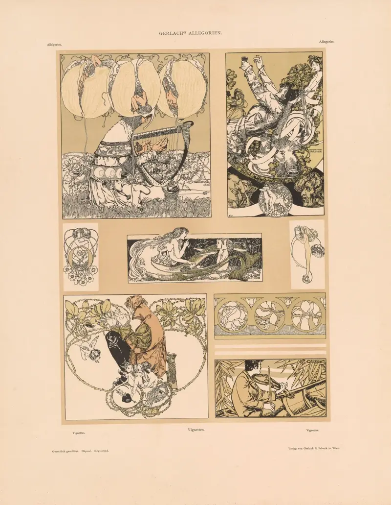 Alegorie, nowa seria, tab. 115, Martin Gerlach