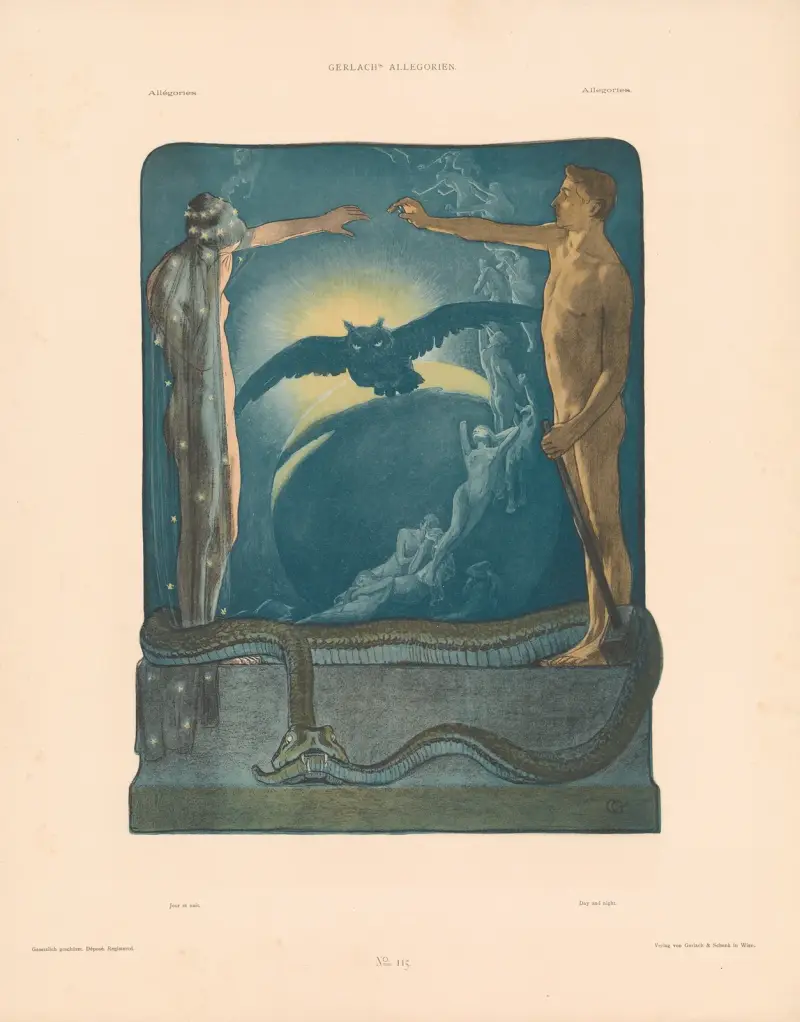 Allegorien, neue Folge Pl.116 av Martin Gerlach