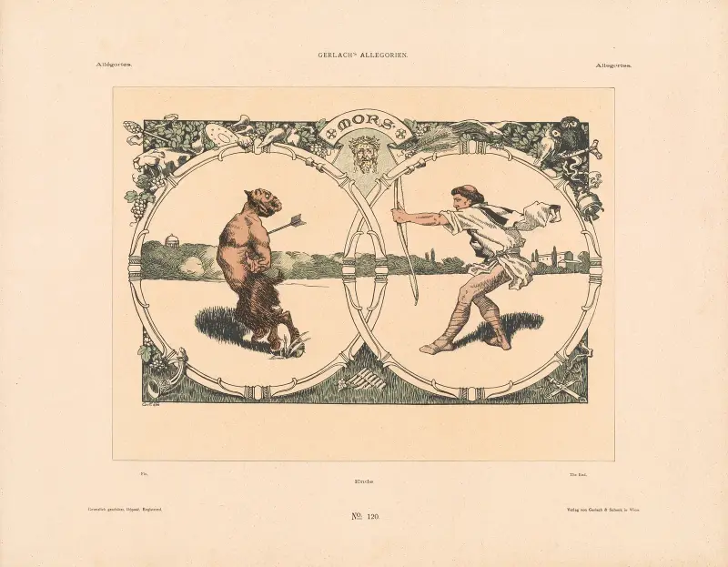 Allegorien, neue Folge Pl.121 av Martin Gerlach