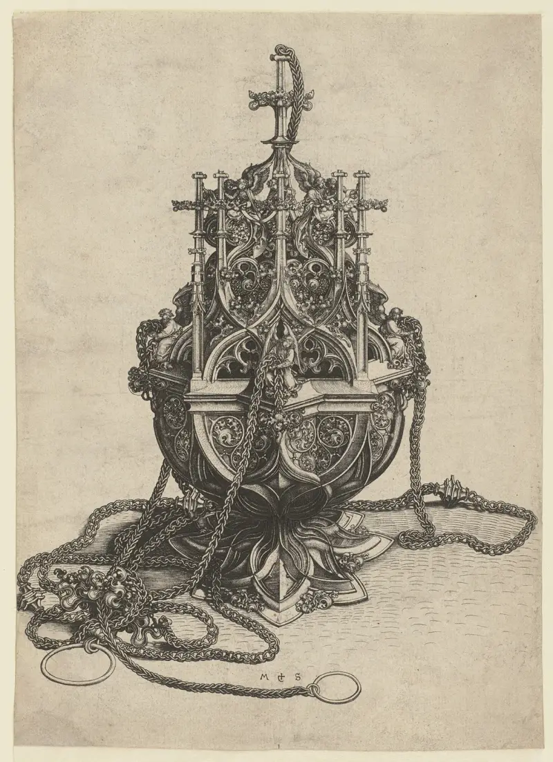 Ein Weihrauchfass von Martin Schongauer