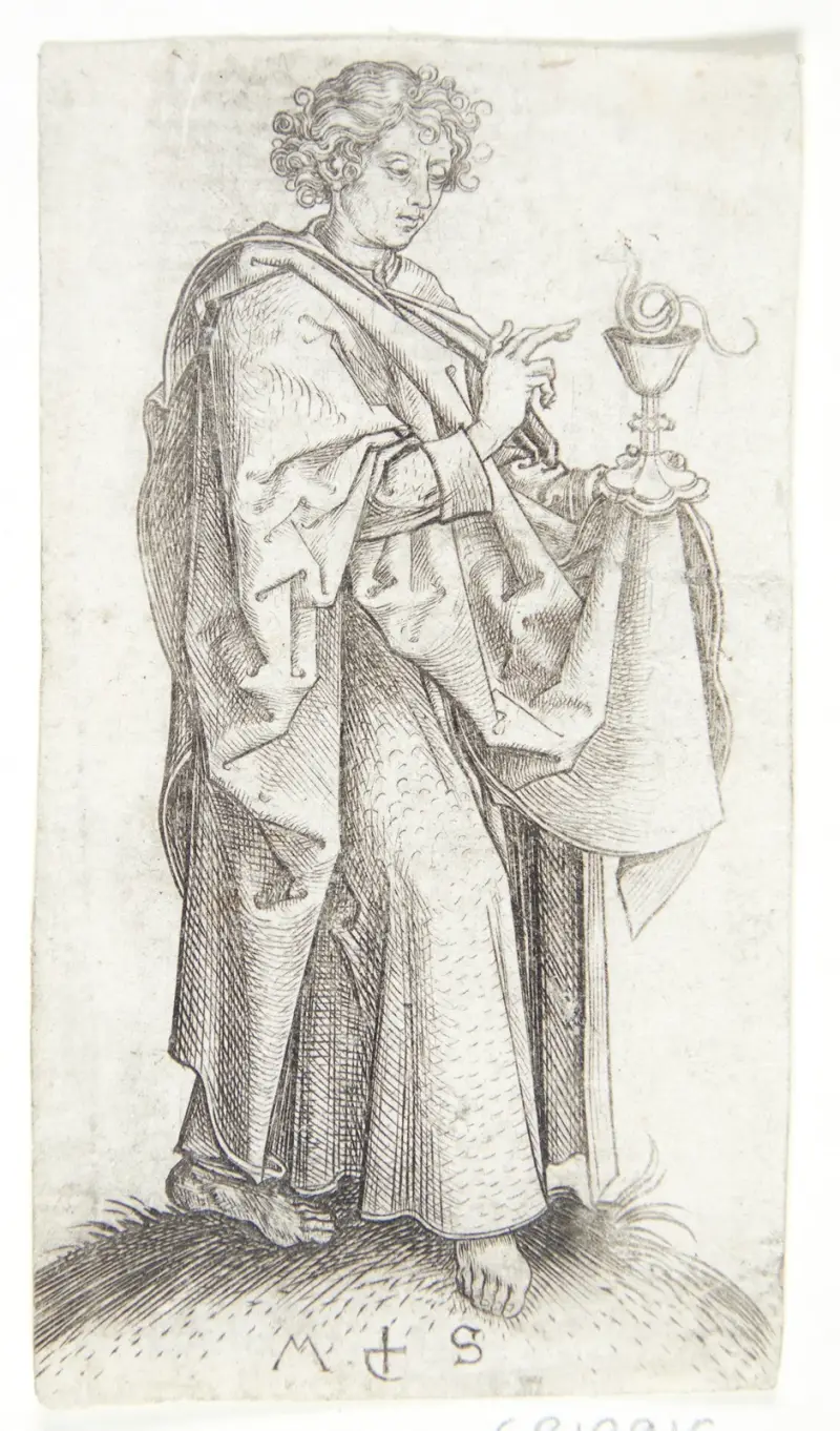 Apostlen Johannes av Martin Schongauer
