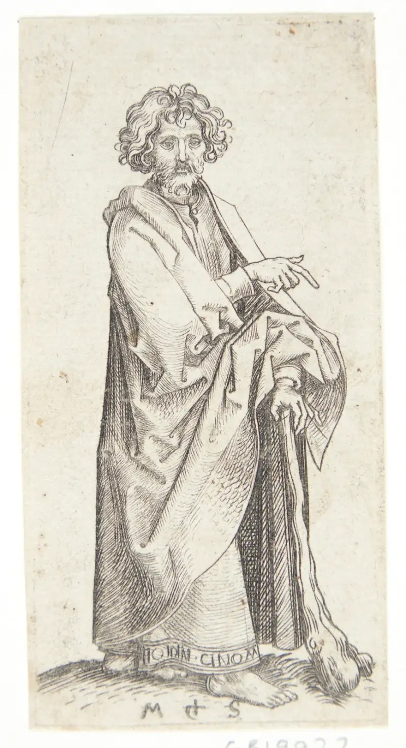 Aposteln Taddeus av Martin Schongauer