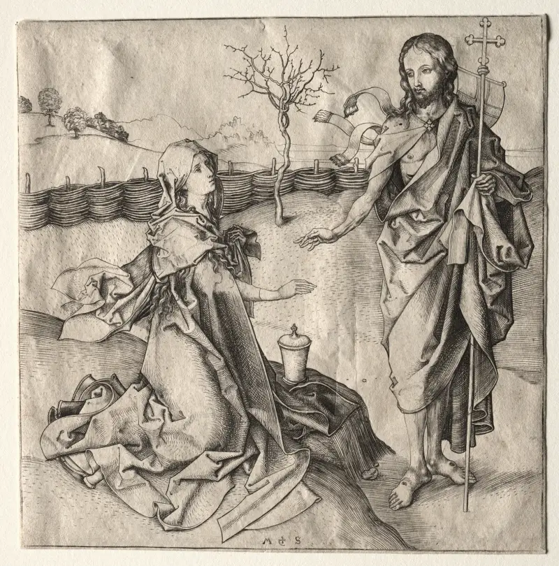 Christus erscheint der Magdalena von Martin Schongauer
