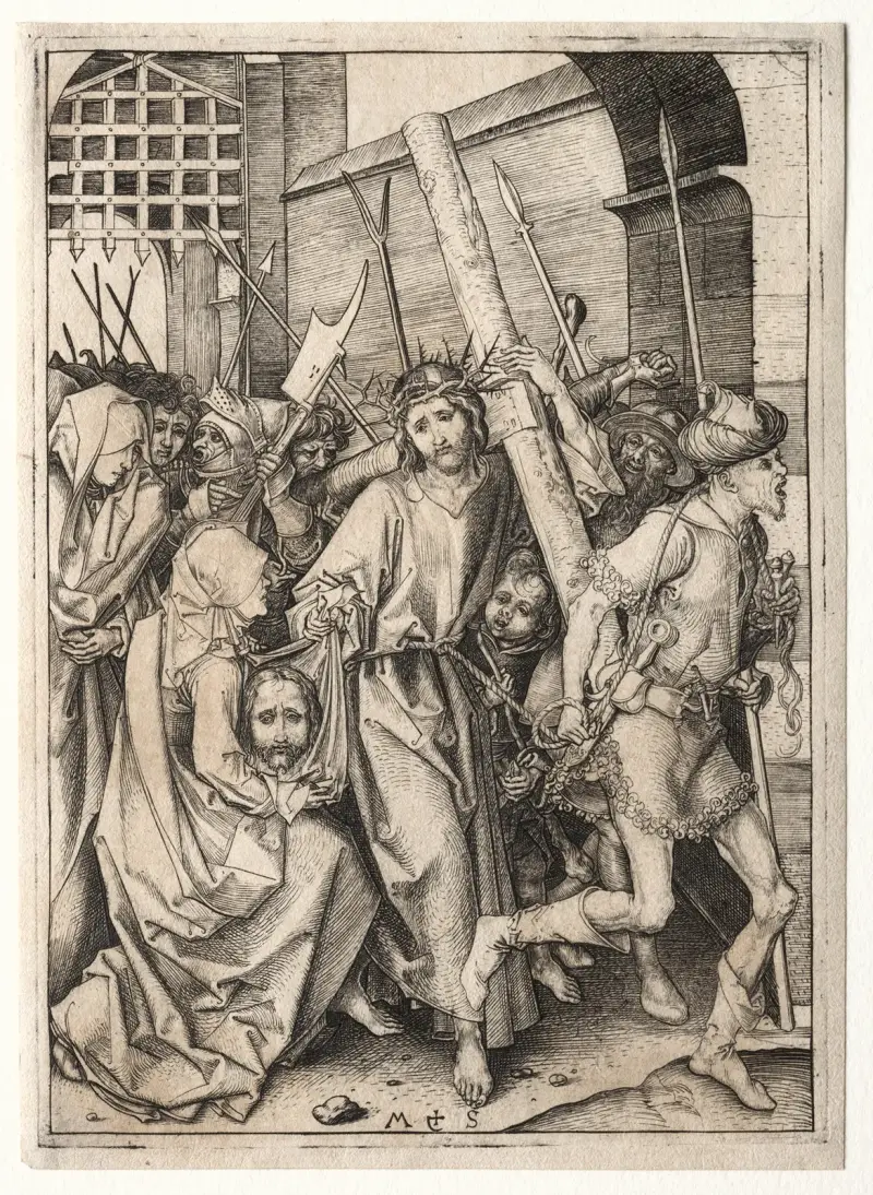 Christ Bearing the Cross av Martin Schongauer
