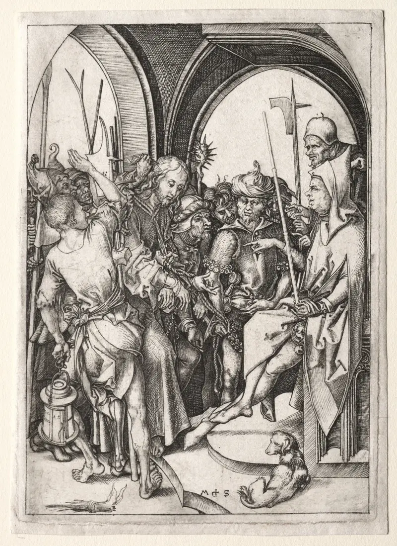 Chrystus przed Annaszem, Martin Schongauer