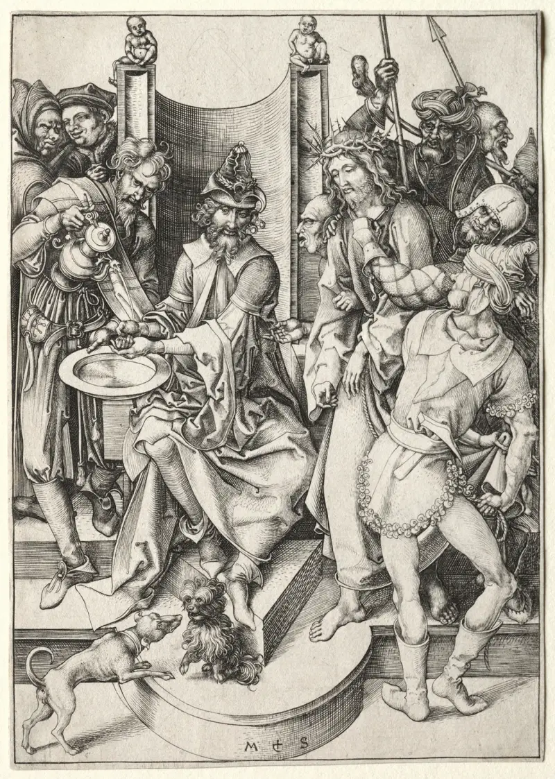 Christus vor Pilatus von Martin Schongauer