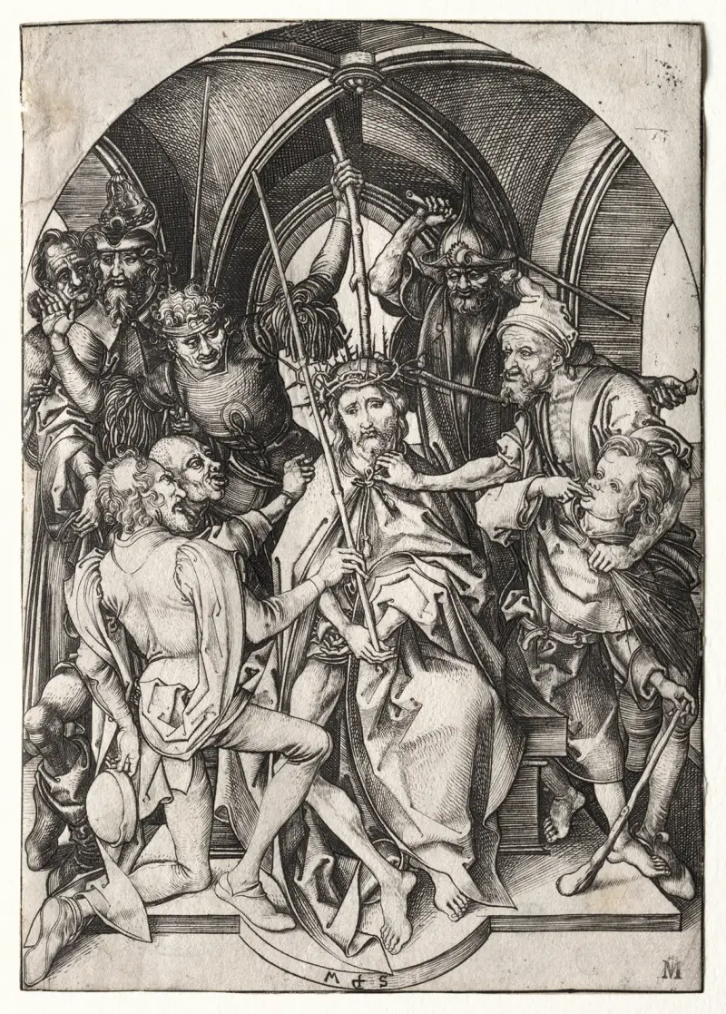 Christus mit der Dornenkrone von Martin Schongauer