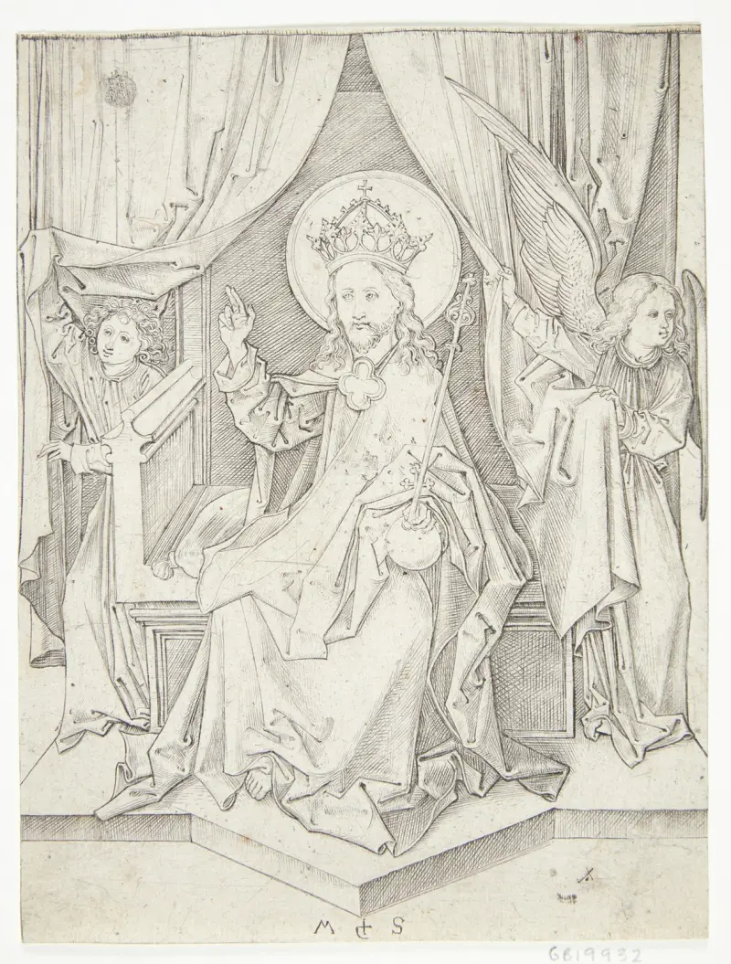 Den tronende Kristus av Martin Schongauer