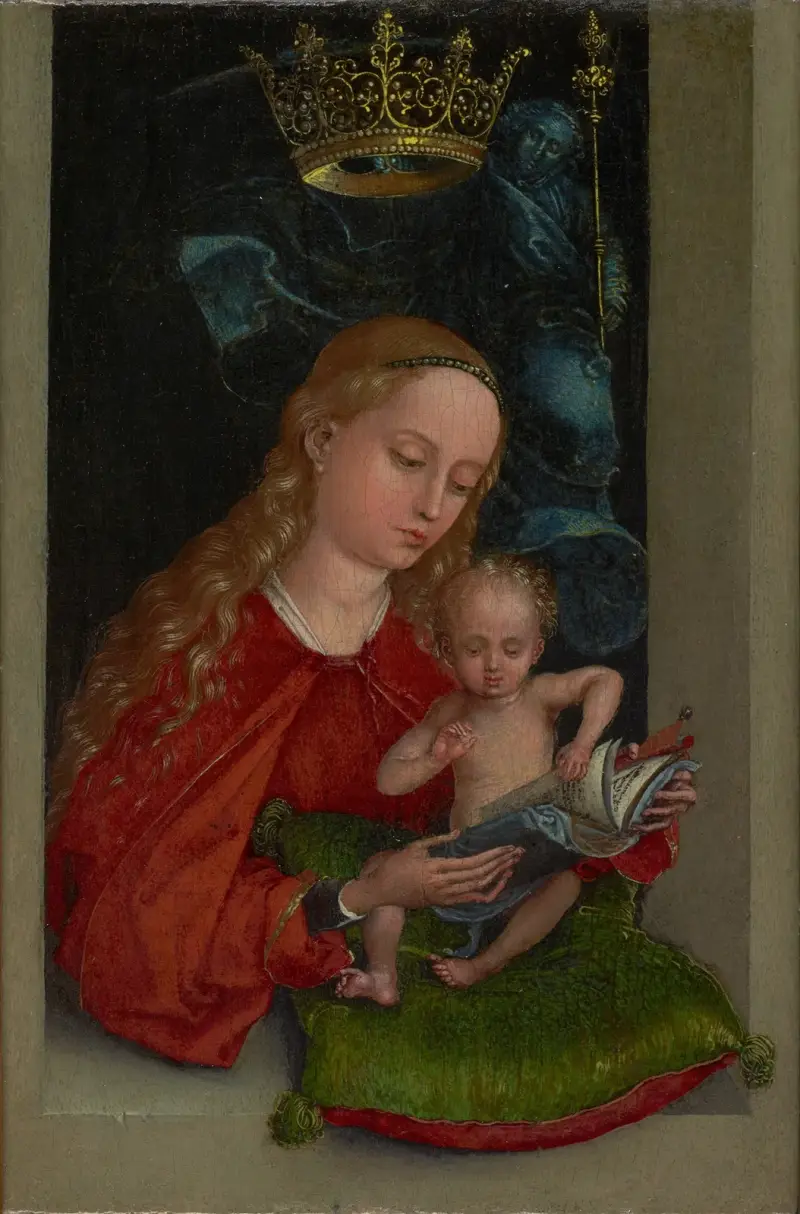 Madonna and Child in a Window av Martin Schongauer