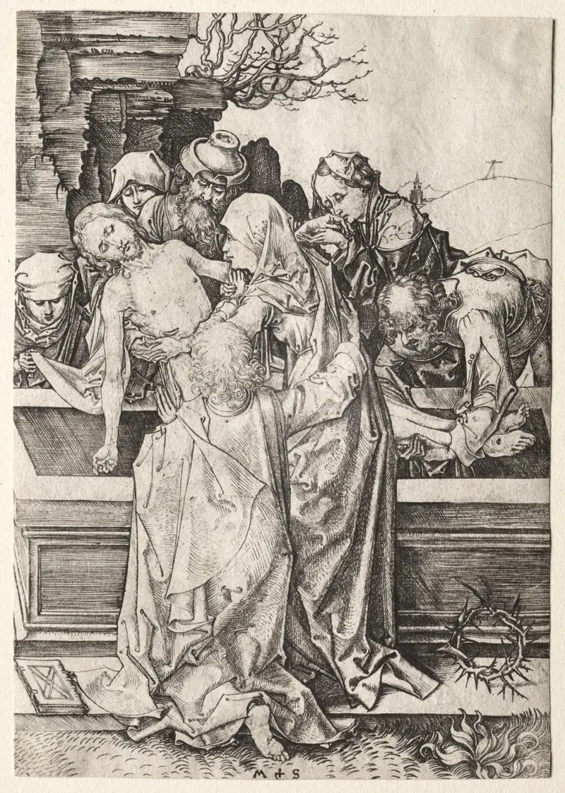 Grablegung Christi von Martin Schongauer