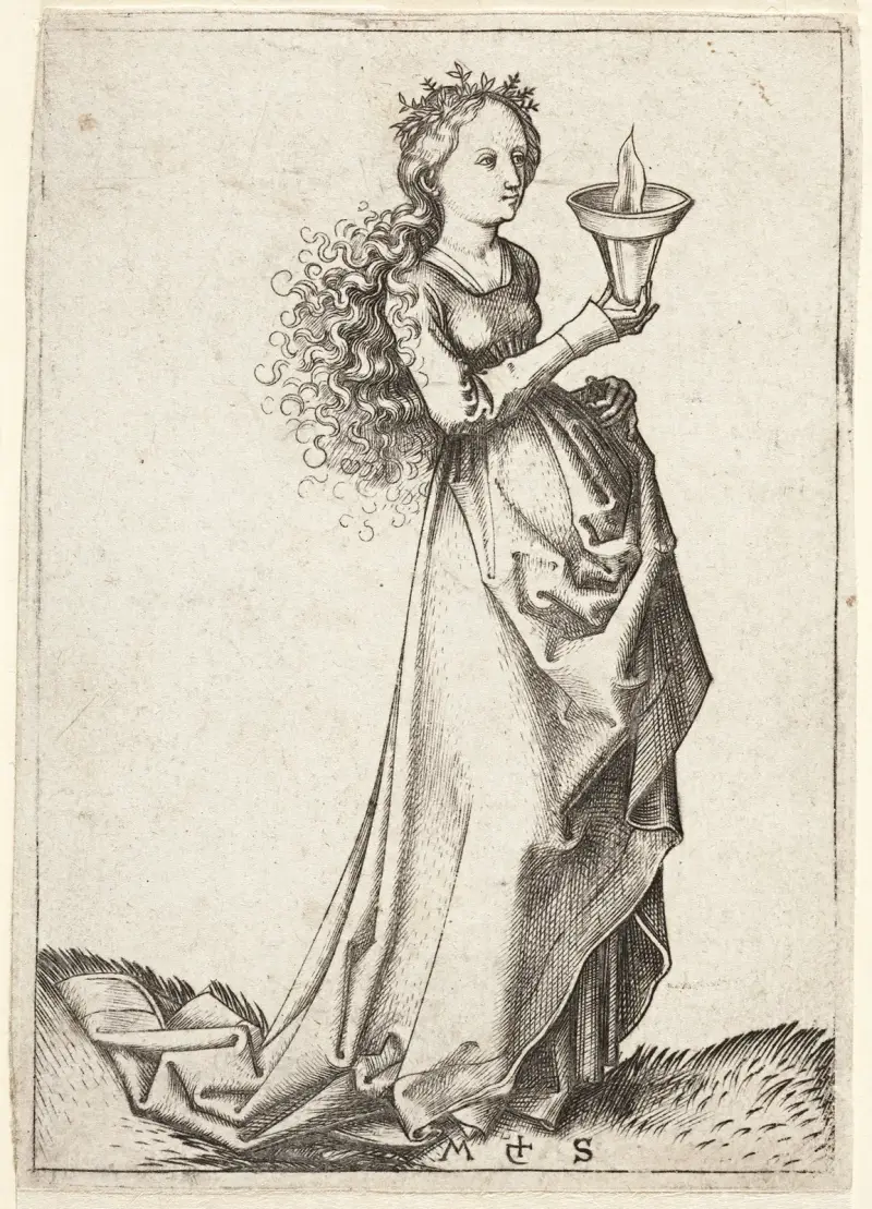 První moudrá panna, Martin Schongauer