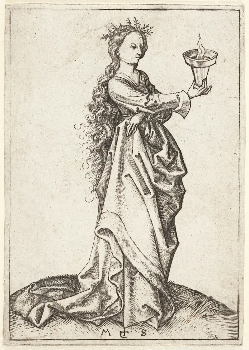 Třetí moudrá panna, Martin Schongauer