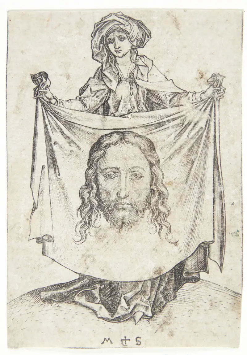Veronica med svetteduken av Martin Schongauer