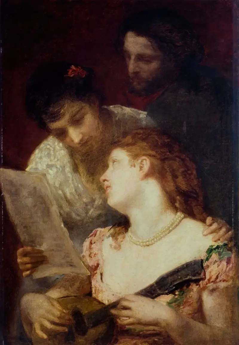 Muzyka (przyjęcie muzyczne), Mary Cassatt