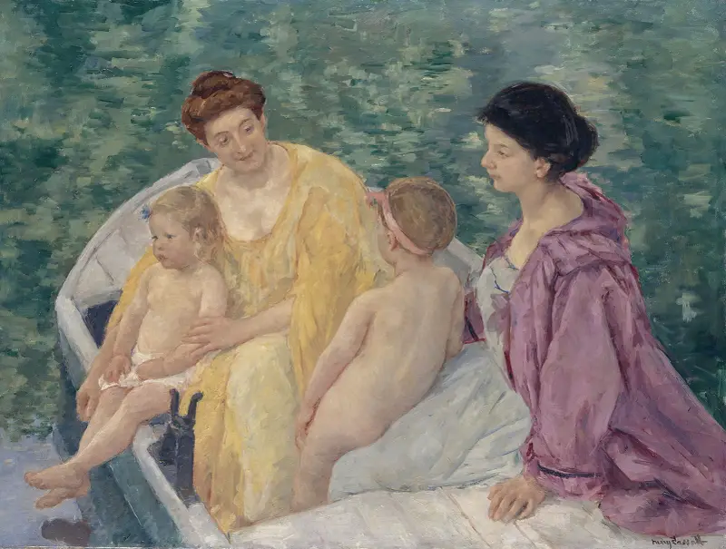 Koupání, Mary Cassatt