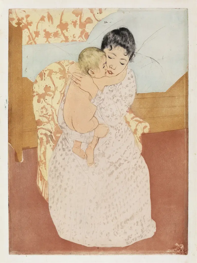 Mateřská něha, 1890, Mary Cassatt