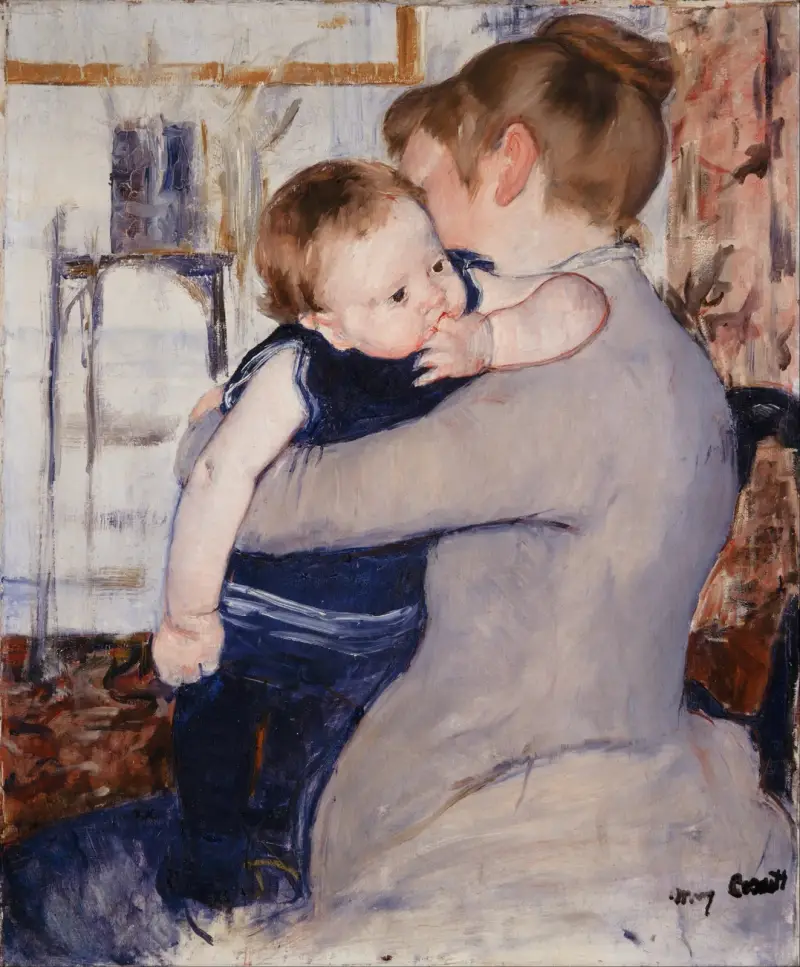Mother and Child, 1884 av Mary Cassatt