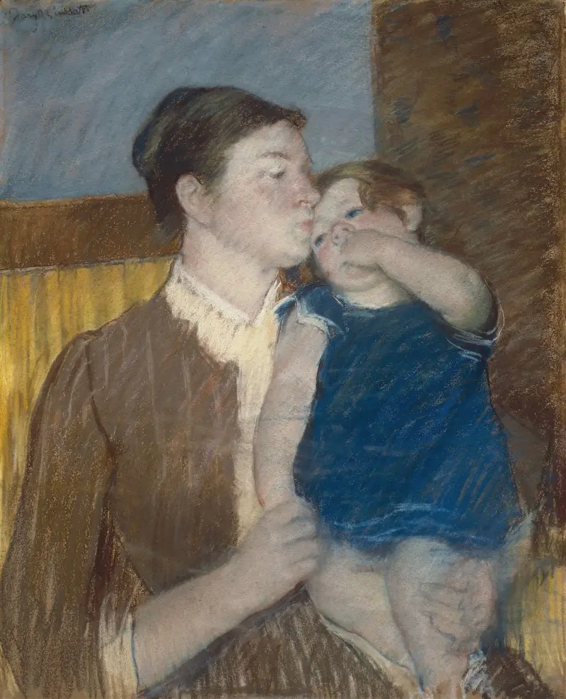 Mother’s Goodnight Kiss av Mary Cassatt