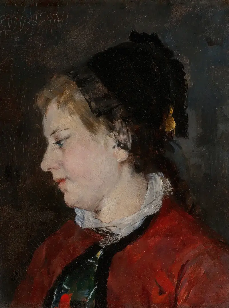 Portrait of Madame Sisley av Mary Cassatt