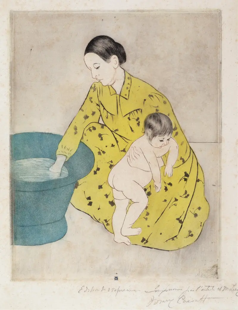 Das Bad, 1890 – Nr. 1 von Mary Cassatt
