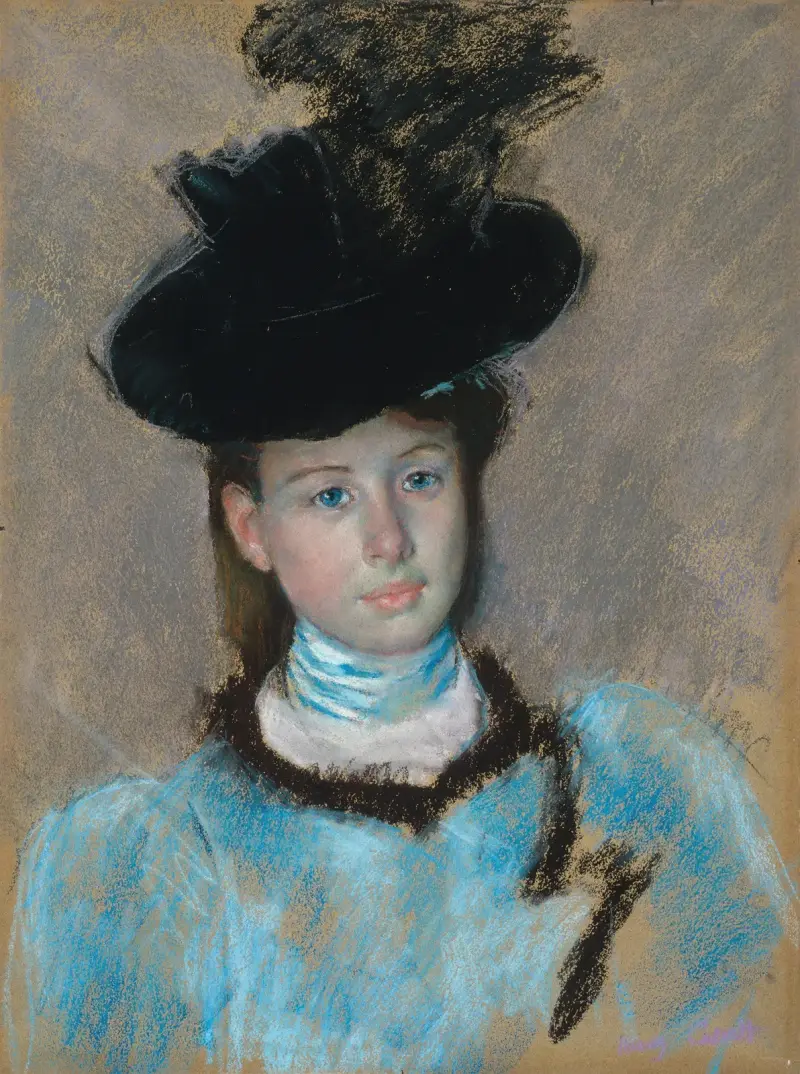 Der schwarze Hut von Mary Cassatt
