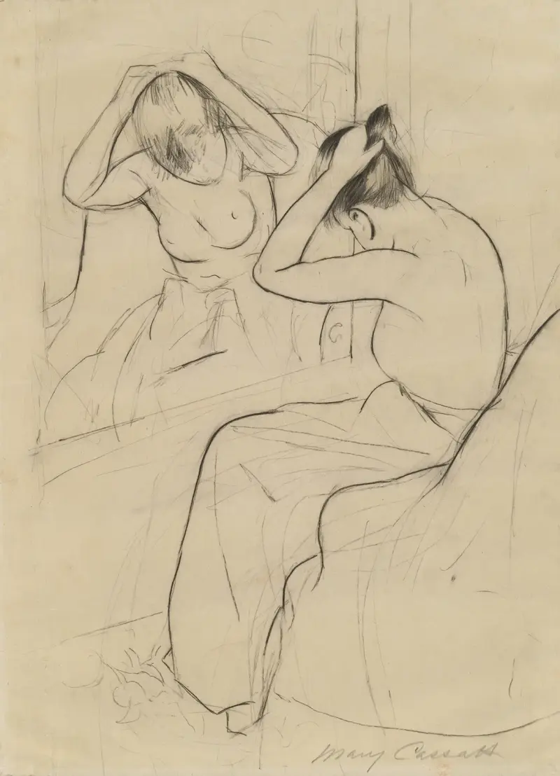 Die Frisur, 1891 – Nr. 2 von Mary Cassatt