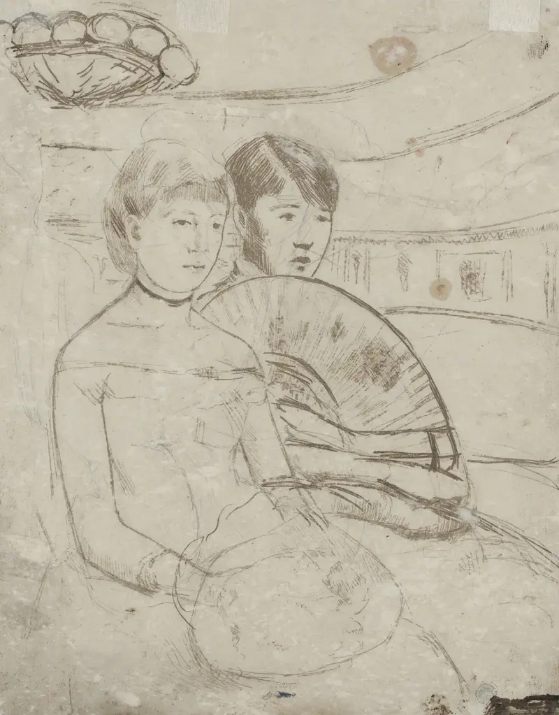 Die Loge (verso), 1882 – Nr. 2 von Mary Cassatt