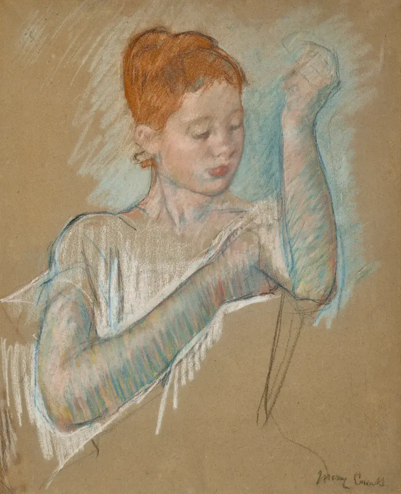 Długie rękawiczki, Mary Cassatt