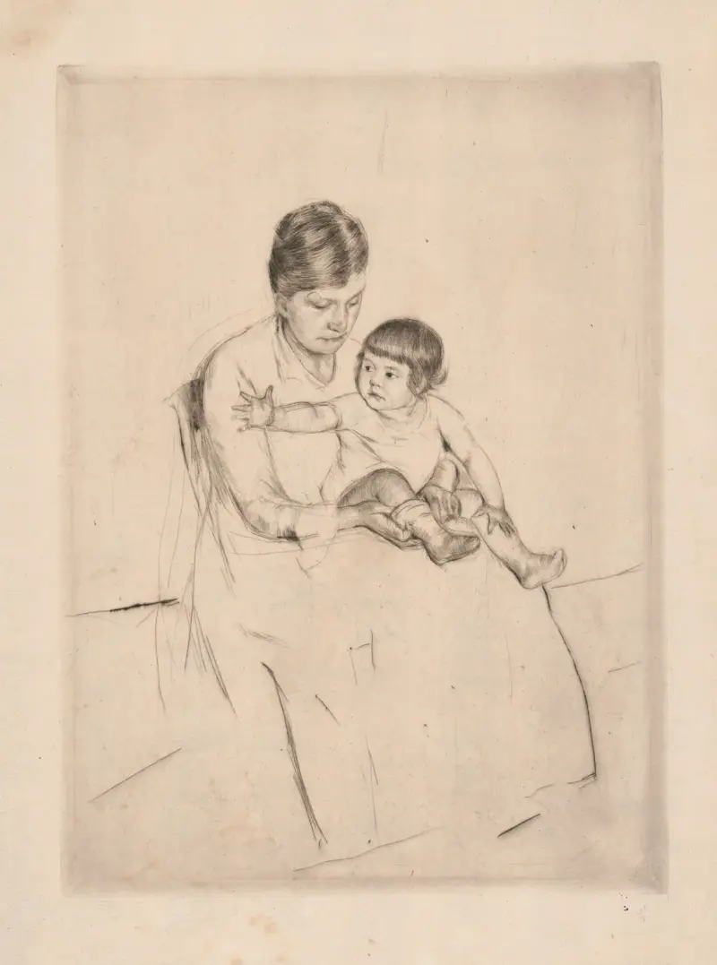 Die Strumpfhose von Mary Cassatt