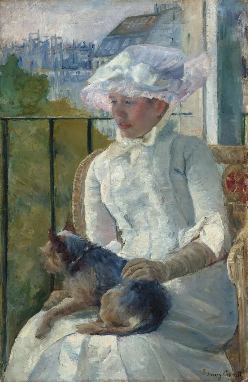 Young Girl at a Window av Mary Cassatt