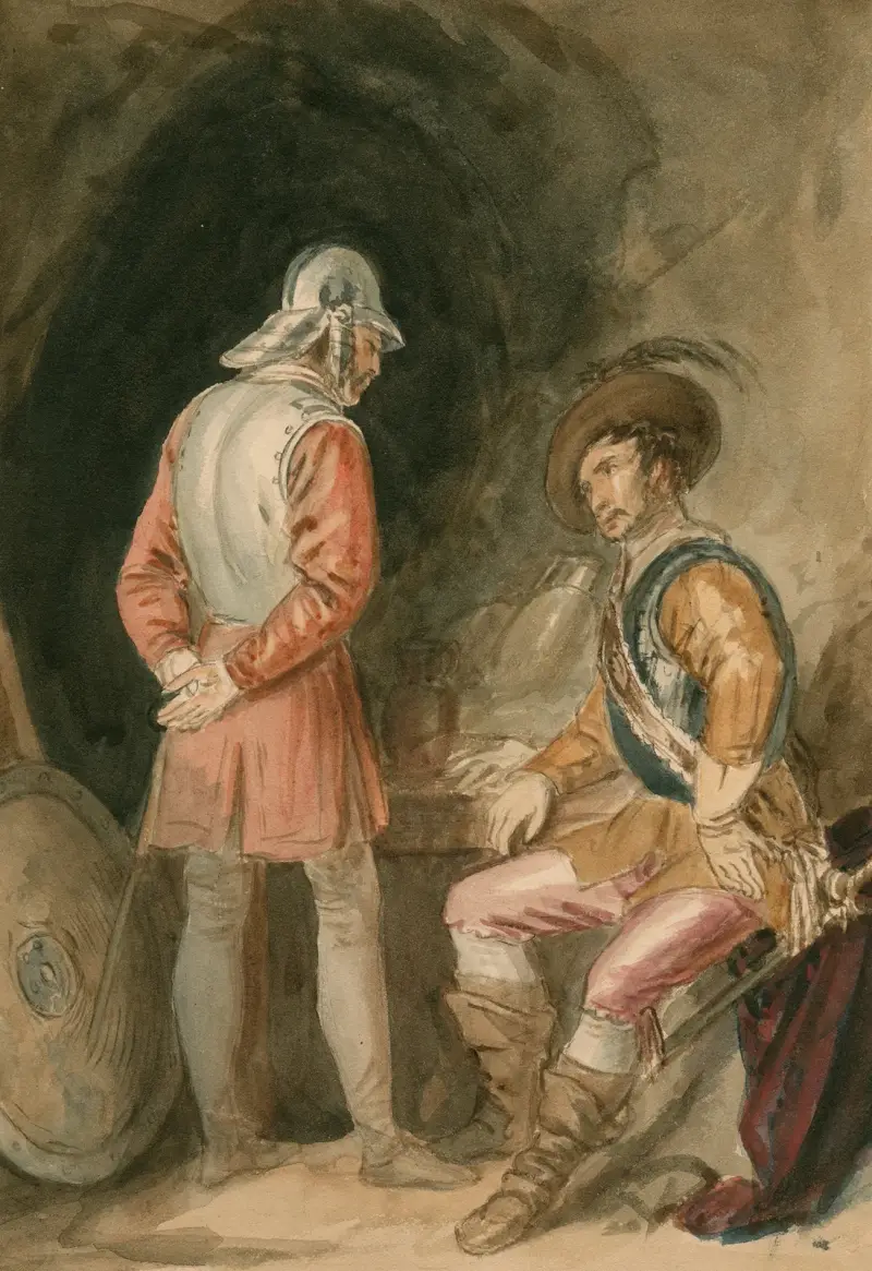 Dva muži, John Massey Wright