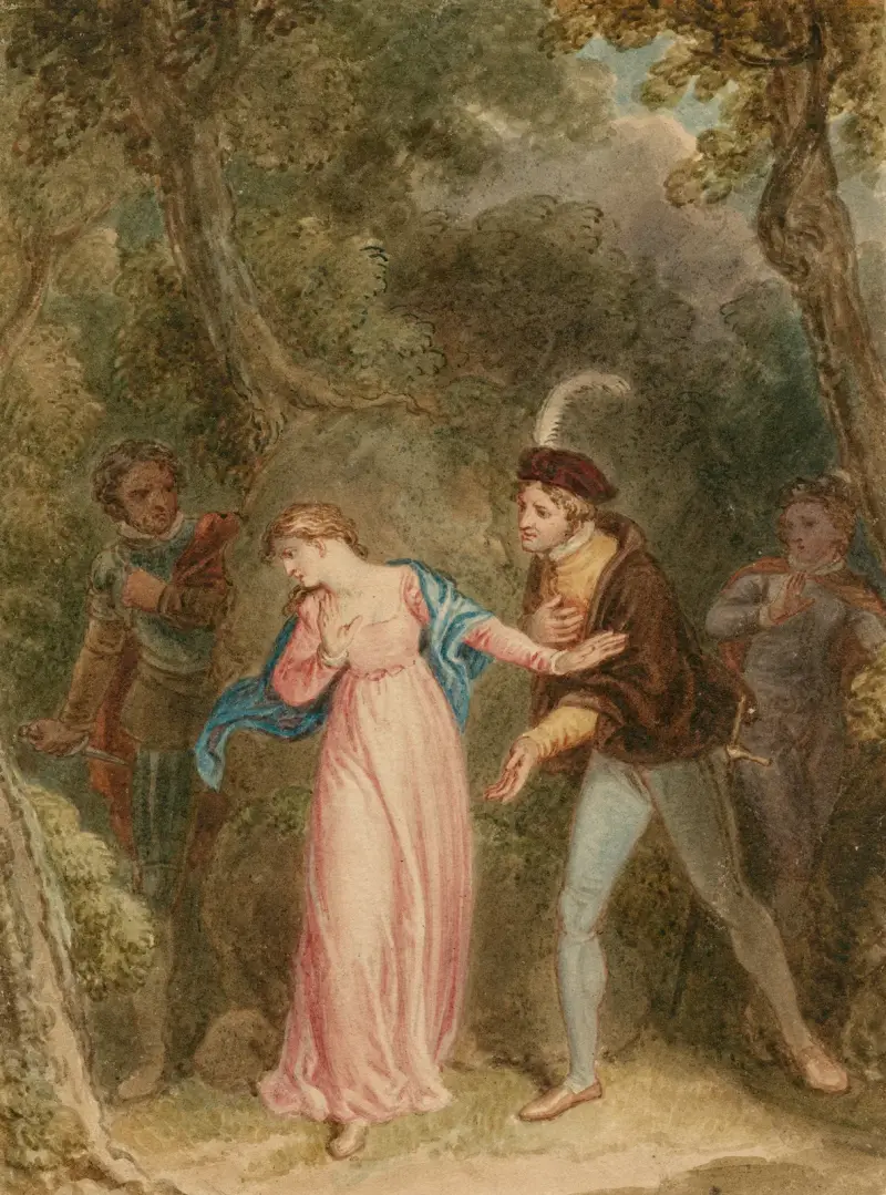 Illustration till Shakespeare, pl. 6 av John Massey Wright